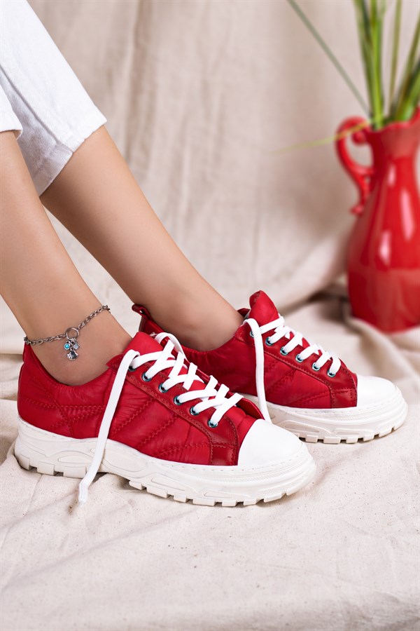 20K Eşle Paro  Kadın Günlük Spor Ayakkabı Kırmızı