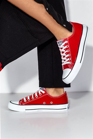 Convers 1001 Bayan Spor Ayakkabı Kırmızı