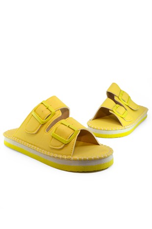 Feles Kadın Spor Ayakkabı Sarı