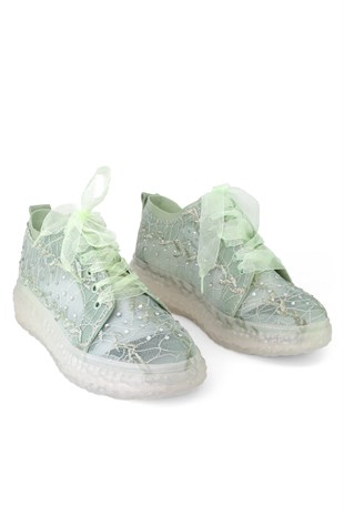 Feles Kadın Spor Ayakkabı Yeşil
