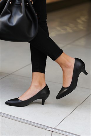 İris Kadın Topuklu Ayakkabı Siyah