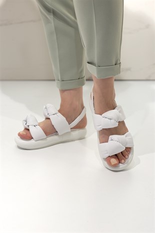 Minka Kadın Sandalet  Beyaz