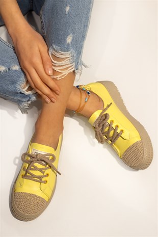 Risso Kadın Günlük Ayakkabı Sarı