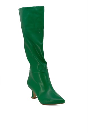 Yanni Kadın Çizme Yeşil