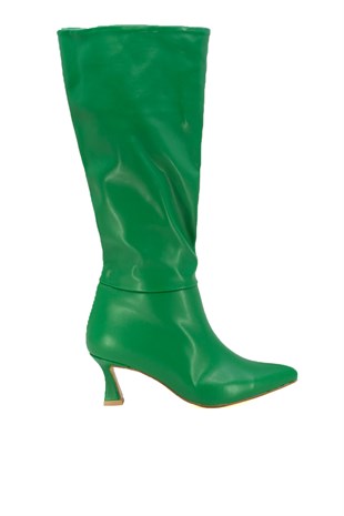 Yanni Kadın Çizme Yeşil